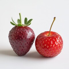 Berries displayed on a neutral background