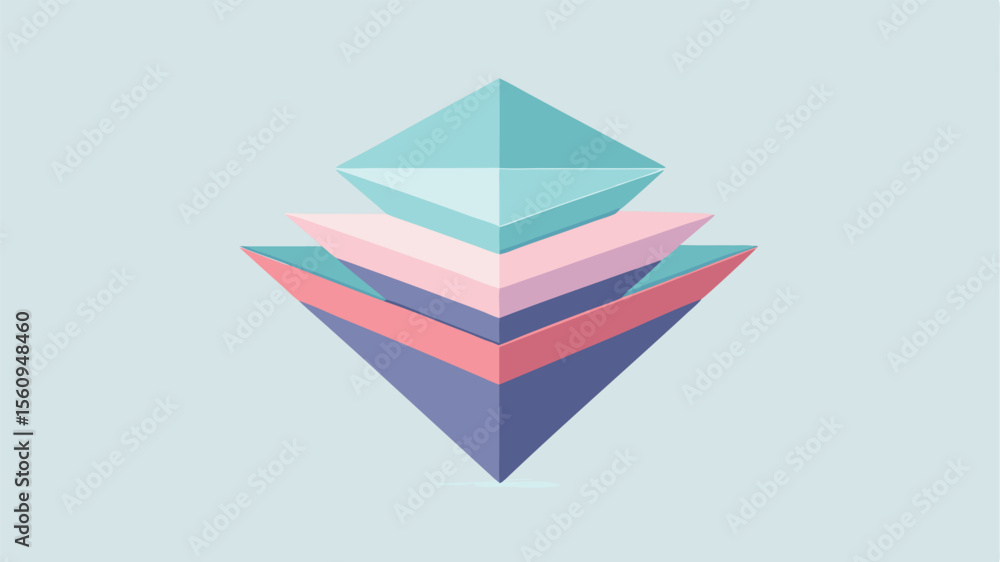 Aufkleber abstract geometric shapes with transparency suitable for various design applications