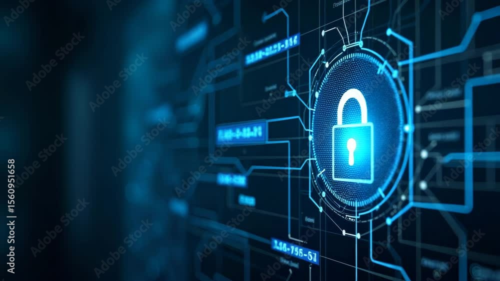 Poster comprehensive corporate cybersecurity strategy report: risk assessments, security policy implementat