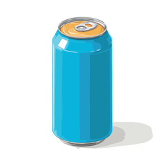 Obraz premium vector illustration of crowler isolated in White Background, crowler vector