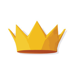 vector illustration of crown isolated in White Background, crown vector