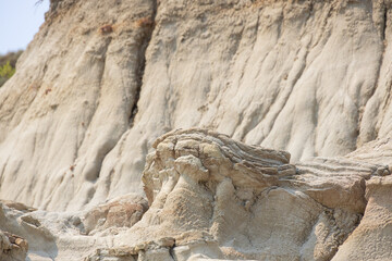 The Badlands rock formations at Theodore Roosevelt National Park, North Dakota
