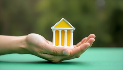 Naklejka premium Protecting Your Financial Future A Guide to Secure Banking and Investment