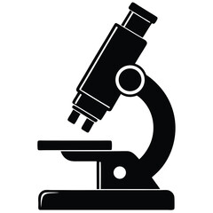 Chemist element isolated microscope on white background