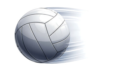 Dynamic Volleyball in Motion High-Speed Action Shot