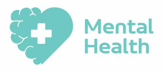 Obraz premium Human, mental health, healthcare, medicine, heart, brain, mind, intelligence, healing, clinic, wellness, treatment, emotional, medical, therapy. Set, vector, icon