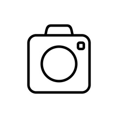 Camera icon symbol for apps and websites. photo camera sign and symbol. photography icon.