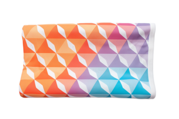 Colorful Geometric Textile Pattern Design art blue