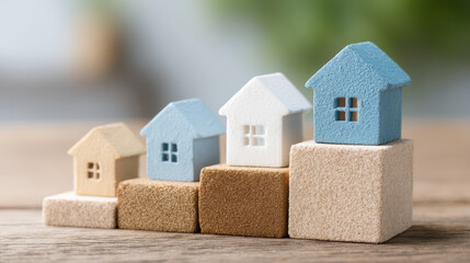 Hopeful property growth shows investment success. home loan with good amortization builds future equity and security