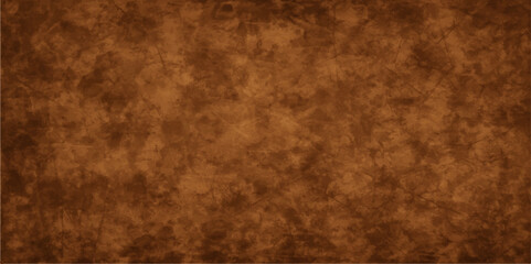 Aged brown parchment with a vintage grunge texture for an antique paper background