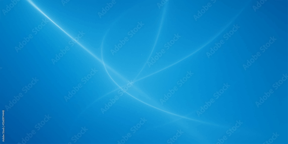 Poster smooth flowing blue wave background with light gradient design
