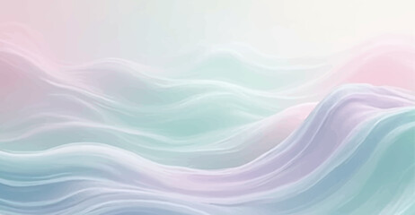 Abstract colourful background with flowing blue waves and lines, a smooth digital art design ideal for modern business wallpaper or a vibrant backdrop