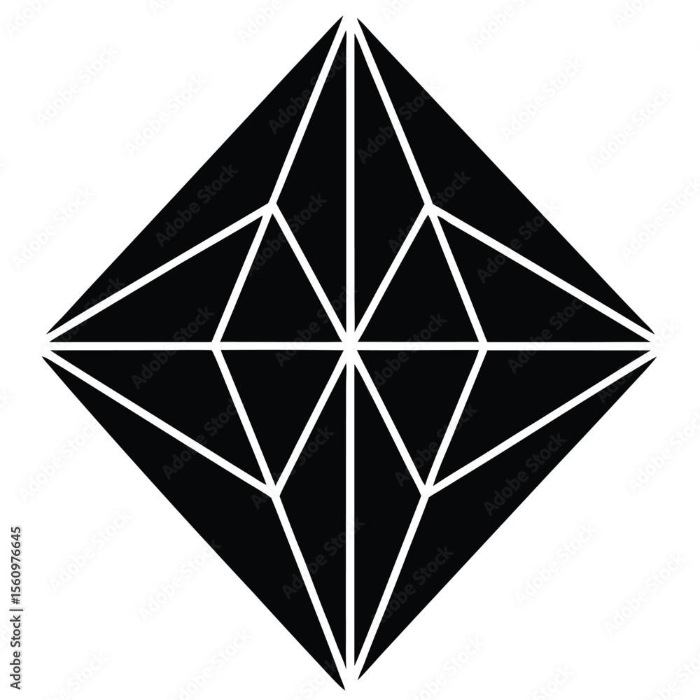 Poster mathematician element isolated geometric shapes on white background