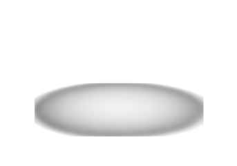 A simple gray oval shape isolated on transparent background, ideal for design elements