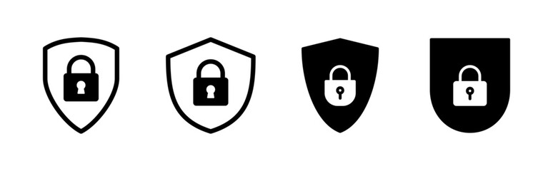 Security icon set. protection icon. privacy. vpn