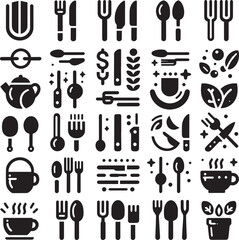 set of kitchen tools