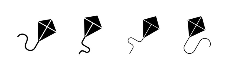 Kite icon set. kite vector icon.