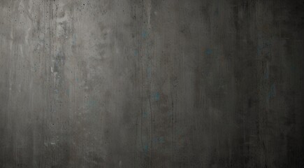Obraz premium Distressed dark gray concrete wall exhibiting aged textures and subtle blue hues for unique backgrounds.