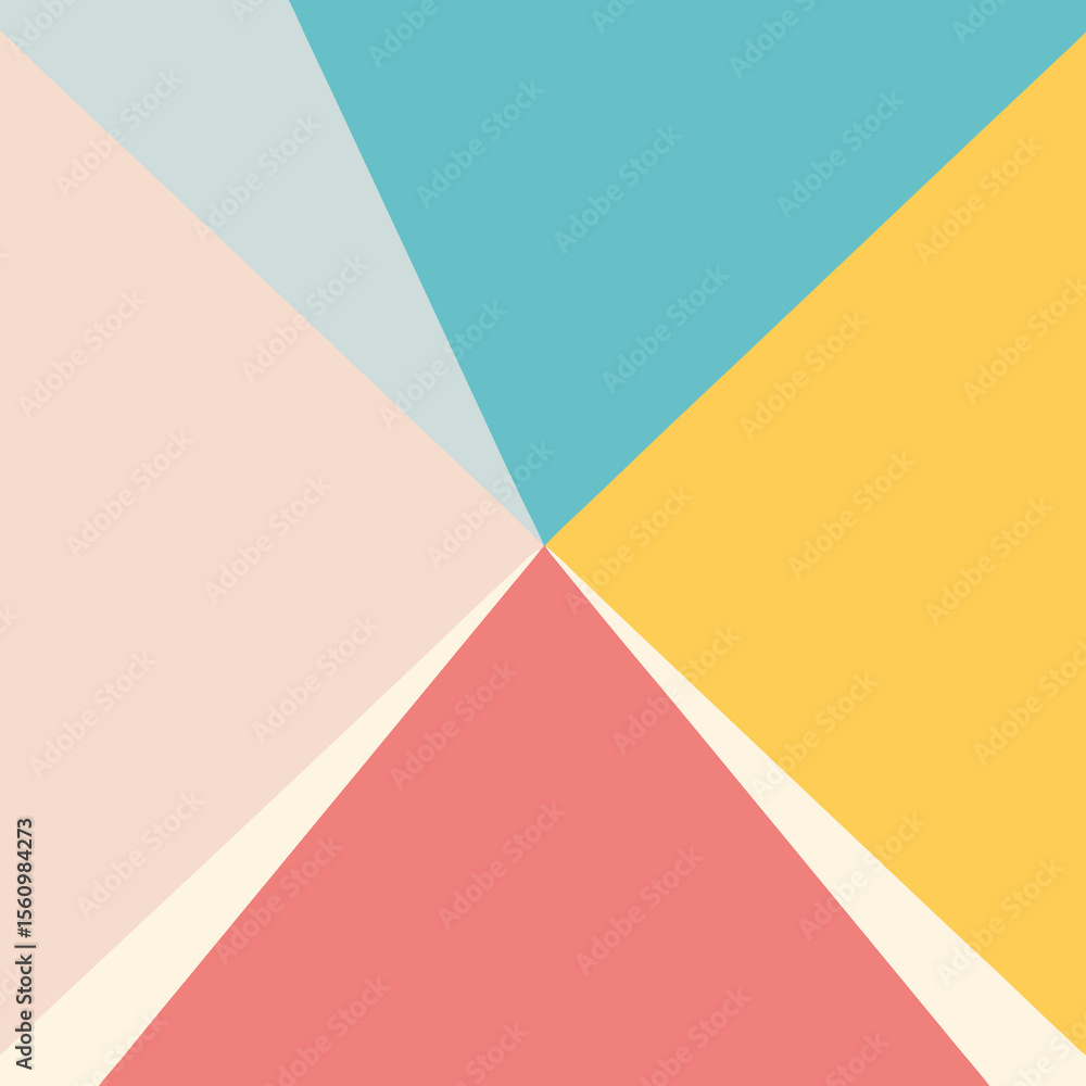 Poster modern geometric abstract background with colorful triangle and diagonal shape elements