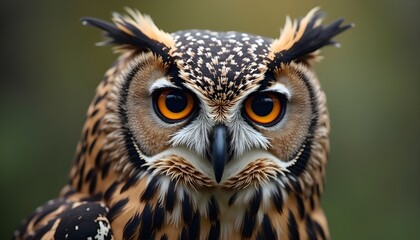 Obraz premium eagle owl portrait