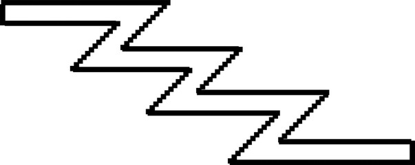 Pixel line creative design digital. Element 8 bit retro