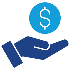 Finance Dual Tone Icon Element For Design