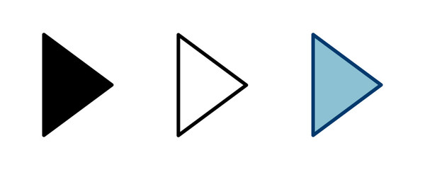 Arrow icon vector isolated on white background. Arrow symbol. Arrow vector icon