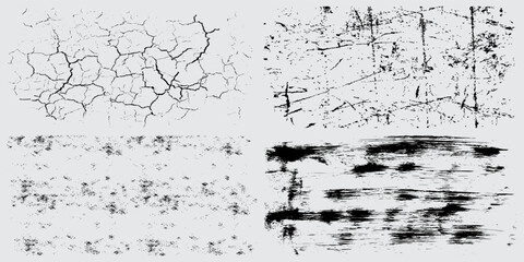 Crosshatch pattern texture set. Hand drawn pencil line. Wood, rain, stripe, hatch organic shape collection. Sketch vector illustration. Eps10