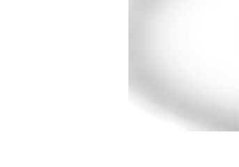 A simple white background with subtle gradient, isolated on transparent background