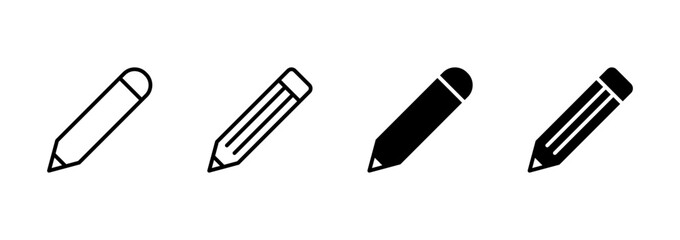 Pencil icon vector. pen sign and symbol. edit icon vector