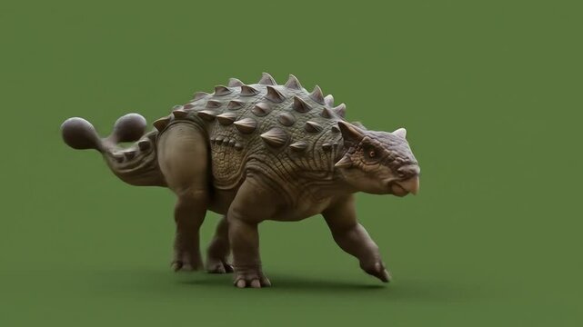 Ankylosaur dinosaur illustration