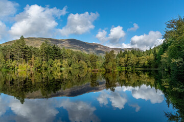 Lake reflections Scotland