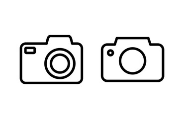 Camera icon vector illustration. photo camera sign and symbol. photography icon.