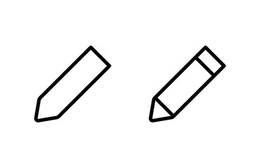 Pencil icon vector illustration. pen sign and symbol. edit icon vector