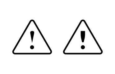 Danger icon vector illustration. attention sign and symbol. Hazard warning attention sign