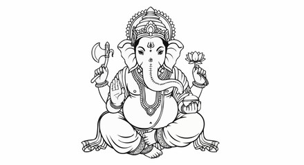 Obraz premium Hindu god