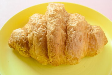 Delicious fresh croissant