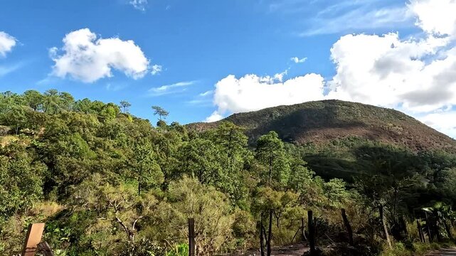 Paisajes en la carretera a Santa Caraina Jquila, Oaxaca, M&eacute;xico