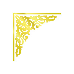 gold corner decorative.eps
