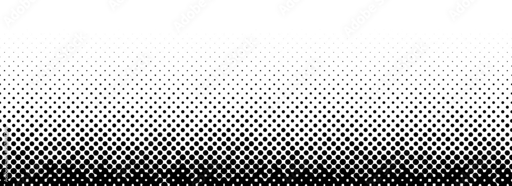 Poster grunge halftone gradient texture. black pixelated grange backdrop. weathered grit noise background. 