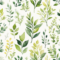 Plant leaf texture, exquisite vector pattern.