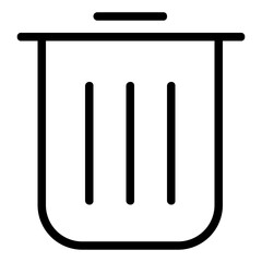 Delete Icon in Line Style