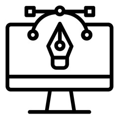 Design Icon in Line Style