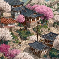 High-Quality Realistic Interpretations of Traditional Korean Painting, Generative AI
