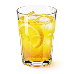 glass of water with lemon