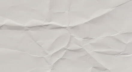 Obraz premium Crumpled White Paper Texture Background