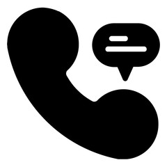 Call  Icon in Solid Style