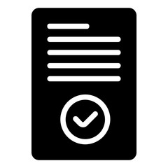 Check Icon in Solid Style