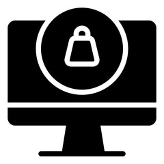 Ecommerce Icon in Solid Style