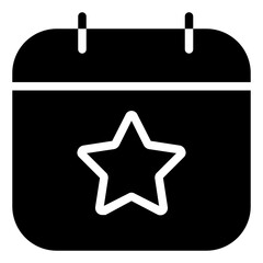 Event Icon in Solid Style